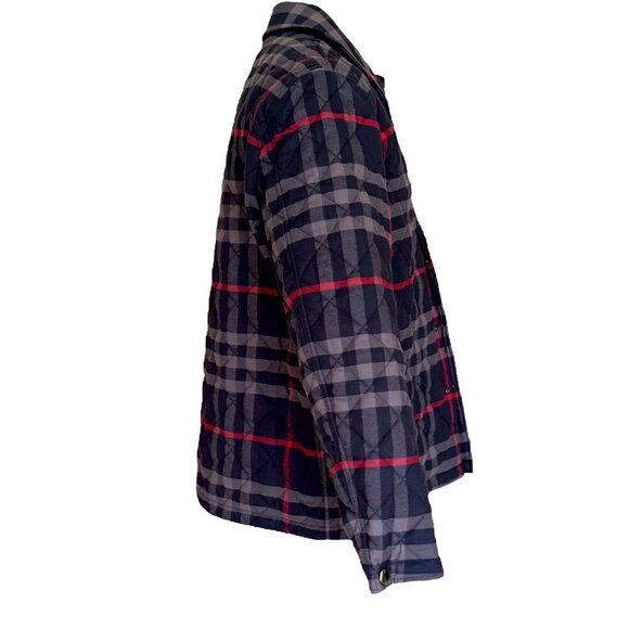Burberry Forres Men's Navy IP Check Organic Cotton Jacket, Runs large, S, M, L - Picture 4 of 12